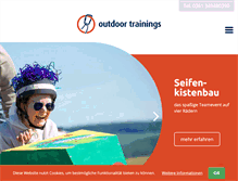 Tablet Screenshot of outdoor-trainings.com